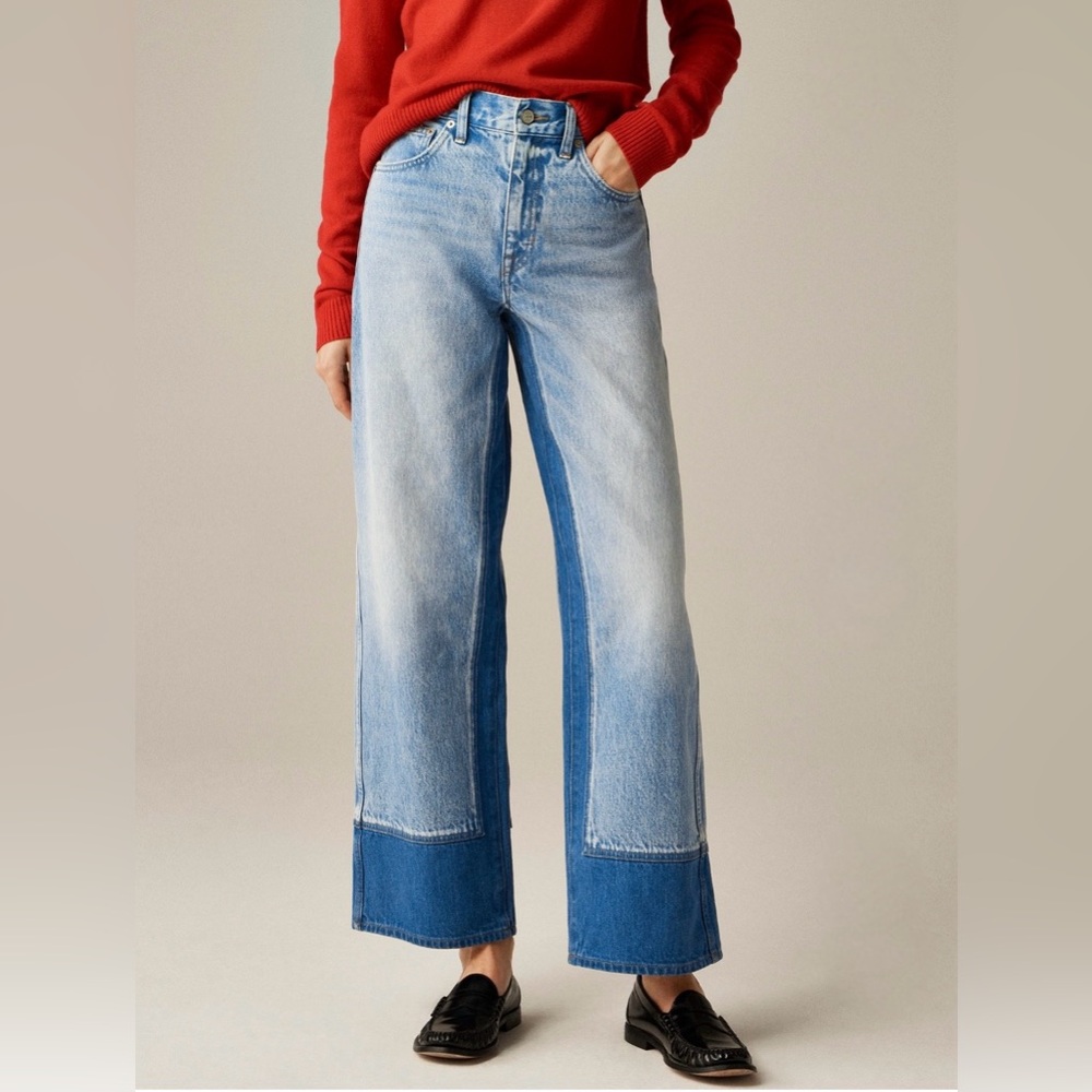 J. Crew Wide Leg Jeans